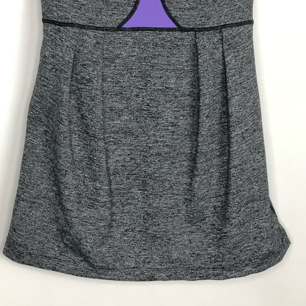 Lululemon Drapey Spaghetti Strap Tank 6 Gray Purple - Picture 3 of 7